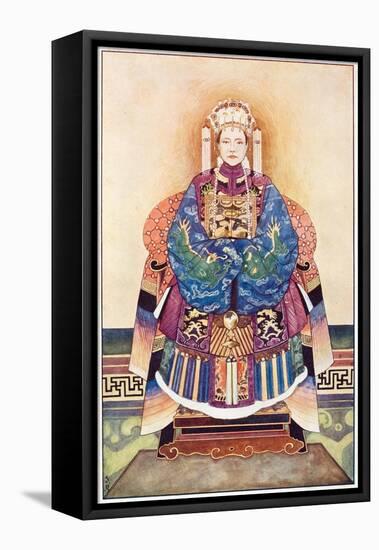 Empress Dowager Cixi of China (1835 – 1908)-null-Framed Premier Image Canvas