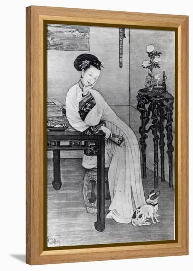 Empress Dowager Cixi-Chinese School-Framed Premier Image Canvas