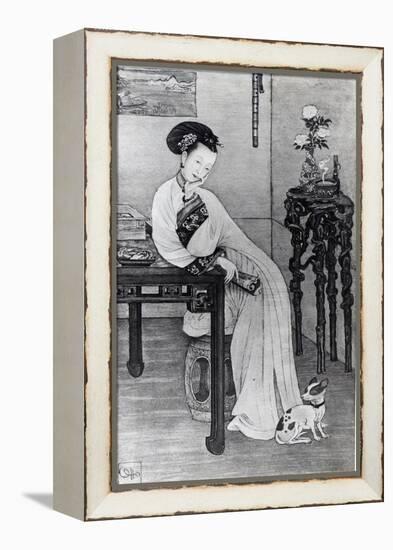 Empress Dowager Cixi-Chinese School-Framed Premier Image Canvas