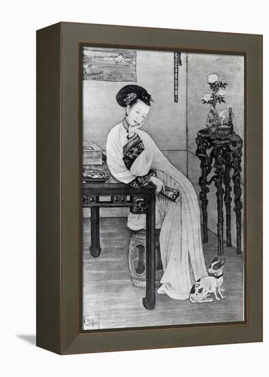 Empress Dowager Cixi-Chinese School-Framed Premier Image Canvas