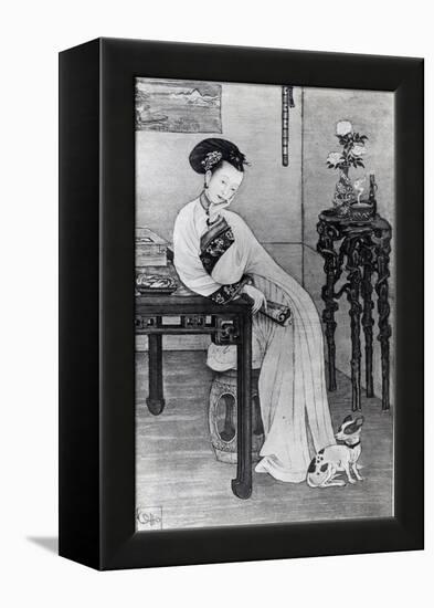 Empress Dowager Cixi-Chinese School-Framed Premier Image Canvas