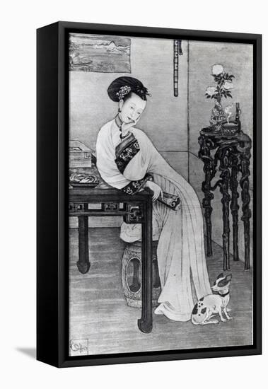 Empress Dowager Cixi-Chinese School-Framed Premier Image Canvas