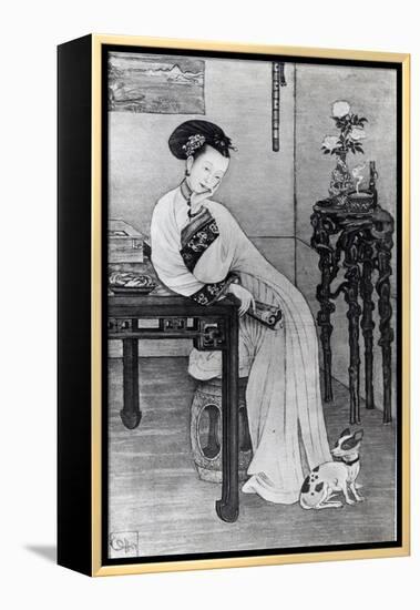 Empress Dowager Cixi-Chinese School-Framed Premier Image Canvas