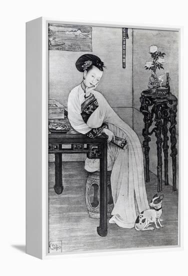 Empress Dowager Cixi-Chinese School-Framed Premier Image Canvas