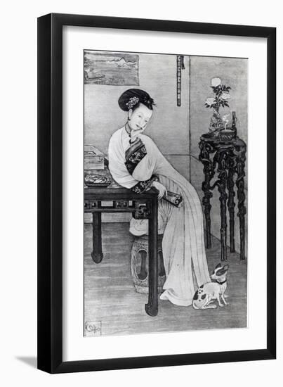 Empress Dowager Cixi-Chinese School-Framed Giclee Print