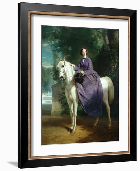 Empress Eugenie, 1857-Charles Edouard Boutibonne-Framed Giclee Print