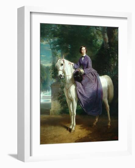 Empress Eugenie, 1857-Charles Edouard Boutibonne-Framed Giclee Print