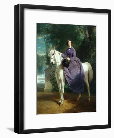 Empress Eugenie, 1857-Charles Edouard Boutibonne-Framed Giclee Print