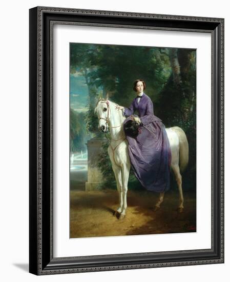 Empress Eugenie, 1857-Charles Edouard Boutibonne-Framed Giclee Print