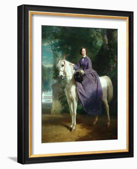 Empress Eugenie, 1857-Charles Edouard Boutibonne-Framed Giclee Print