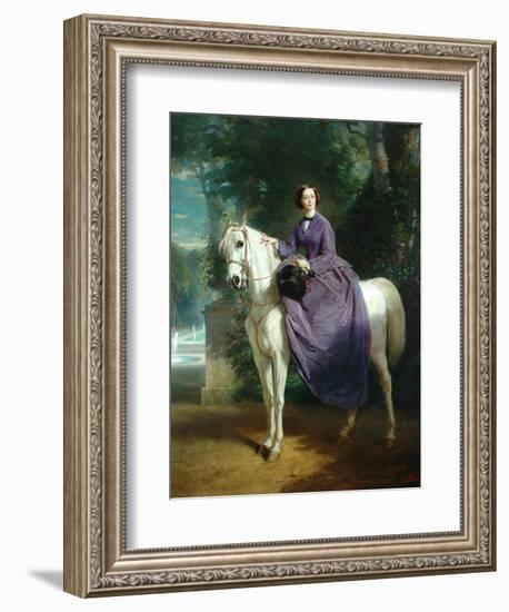 Empress Eugenie, 1857-Charles Edouard Boutibonne-Framed Giclee Print