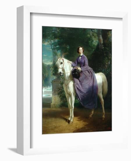 Empress Eugenie, 1857-Charles Edouard Boutibonne-Framed Giclee Print