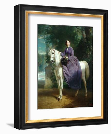 Empress Eugenie, 1857-Charles Edouard Boutibonne-Framed Giclee Print