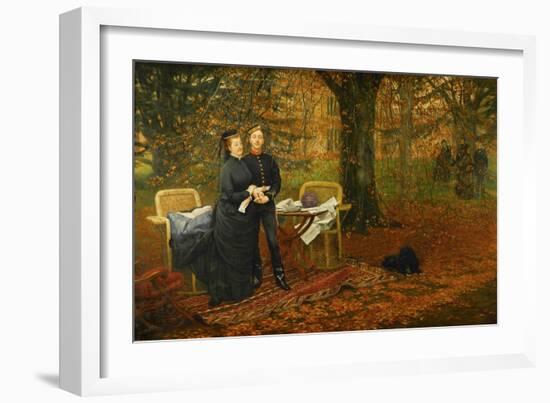 Empress Eugenie, died 1879 in a tragic incident during the campaign against the Zulus.-James Tissot-Framed Giclee Print