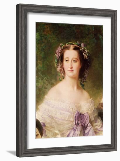 Empress Eugenie-Franz Xaver Winterhalter-Framed Giclee Print