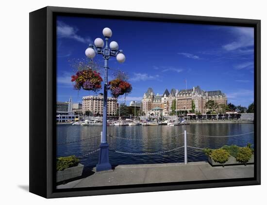Empress Hotel Along Victoria Harbour-James Randklev-Framed Premier Image Canvas