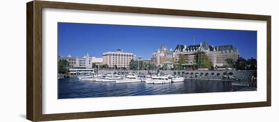 Empress Hotel, Victoria, British Columbia, Canada-Walter Bibikow-Framed Photographic Print