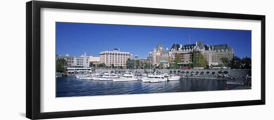 Empress Hotel, Victoria, British Columbia, Canada-Walter Bibikow-Framed Photographic Print