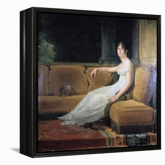 Empress Josephine at Malmaison, C1801-Francois Pascal Simon Gerard-Framed Premier Image Canvas