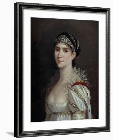 Empress Josephine, c.1805-Robert Lefevre-Framed Giclee Print