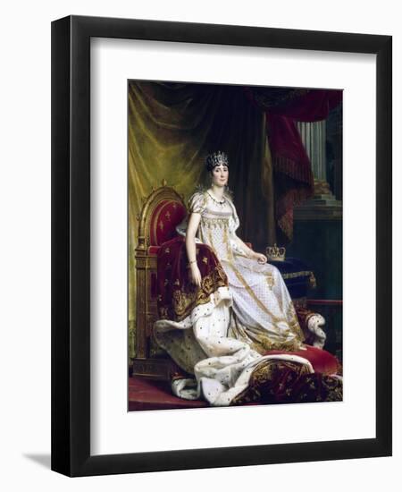 Empress Josephine in Coronation Robes-Francois Gerard-Framed Giclee Print