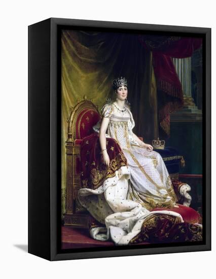 Empress Josephine in Coronation Robes-Francois Gerard-Framed Premier Image Canvas