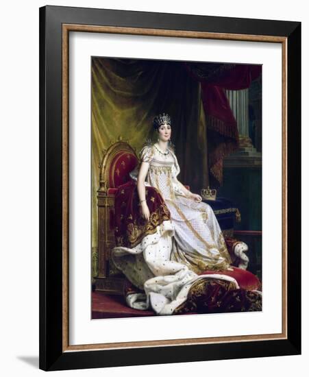 Empress Josephine in Coronation Robes-Francois Gerard-Framed Giclee Print