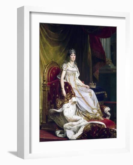 Empress Josephine in Coronation Robes-Francois Gerard-Framed Giclee Print