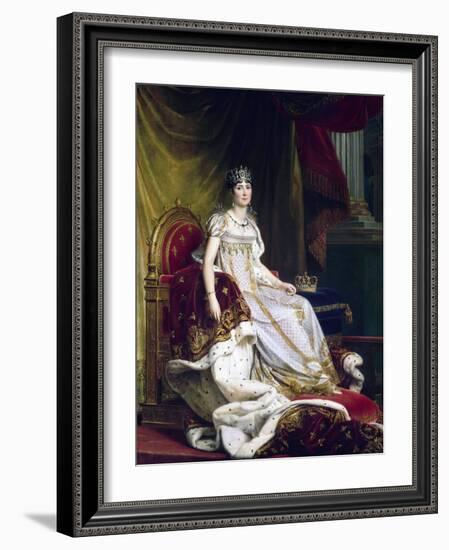 Empress Josephine in Coronation Robes-Francois Gerard-Framed Giclee Print