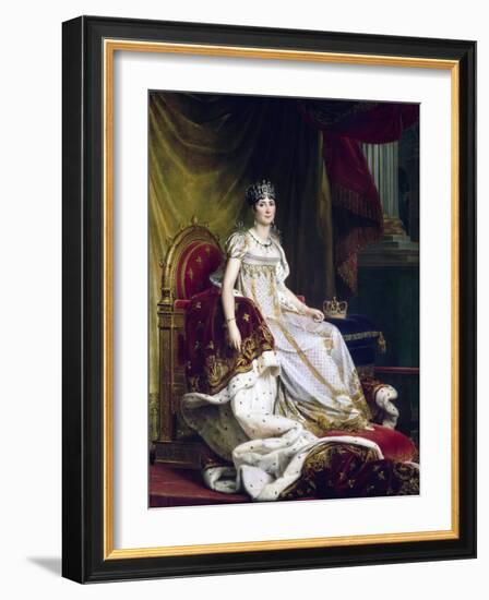 Empress Josephine in Coronation Robes-Francois Gerard-Framed Giclee Print