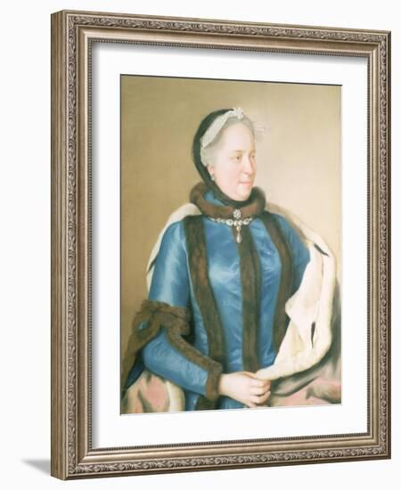 Empress Maria Theresa of Austria, circa 1770-Jean-Etienne Liotard-Framed Giclee Print