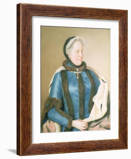 Empress Maria Theresa of Austria, circa 1770-Jean-Etienne Liotard-Framed Giclee Print