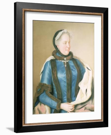 Empress Maria Theresa of Austria, circa 1770-Jean-Etienne Liotard-Framed Giclee Print