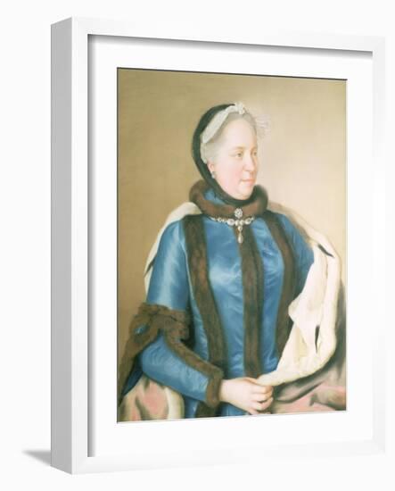 Empress Maria Theresa of Austria, circa 1770-Jean-Etienne Liotard-Framed Giclee Print