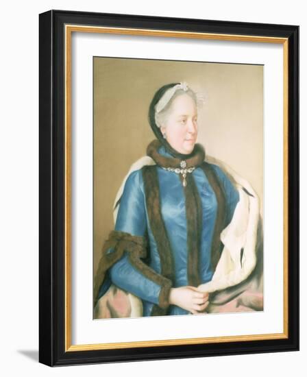 Empress Maria Theresa of Austria, circa 1770-Jean-Etienne Liotard-Framed Giclee Print