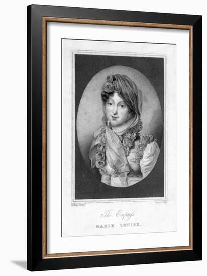 Empress Marie-Louise, Second Wife of Napoleon, 1831-null-Framed Giclee Print