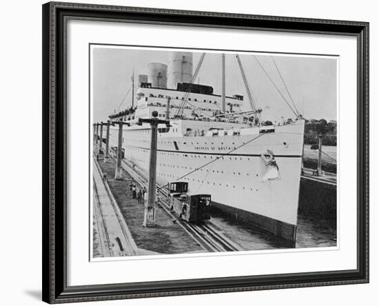 Empress of Britain-null-Framed Photographic Print