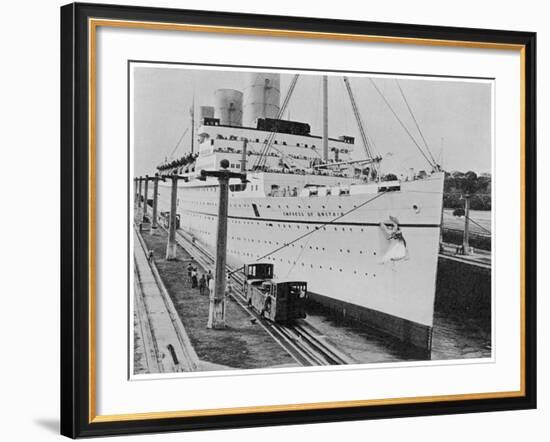 Empress of Britain-null-Framed Photographic Print