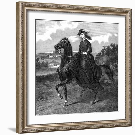 Empress of the French-Jacques-Louis David-Framed Giclee Print