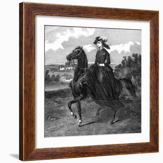 Empress of the French-Jacques-Louis David-Framed Giclee Print