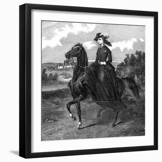 Empress of the French-Jacques-Louis David-Framed Giclee Print