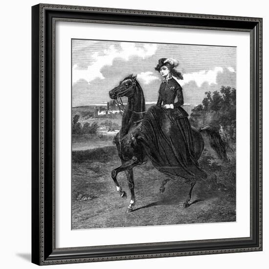 Empress of the French-Jacques-Louis David-Framed Giclee Print