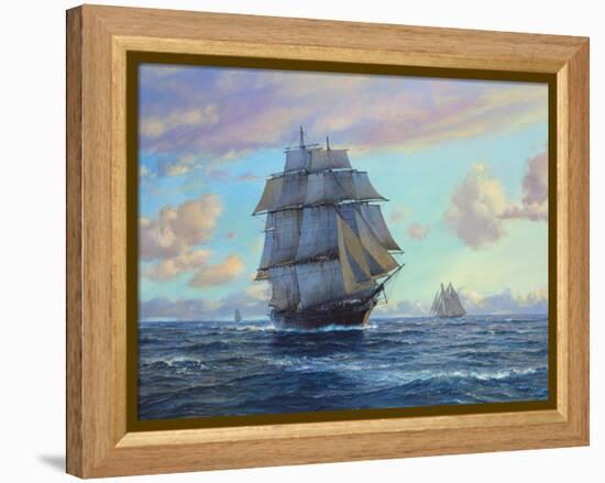 Empress Of The Seas-Roy Cross-Framed Stretched Canvas