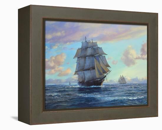 Empress Of The Seas-Roy Cross-Framed Stretched Canvas