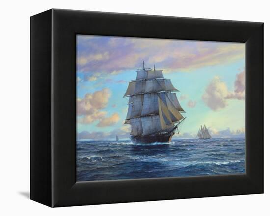 Empress Of The Seas-Roy Cross-Framed Stretched Canvas