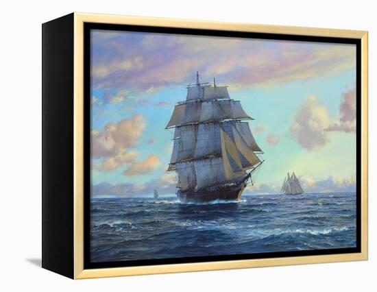 Empress Of The Seas-Roy Cross-Framed Stretched Canvas