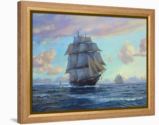 Empress Of The Seas-Roy Cross-Framed Stretched Canvas