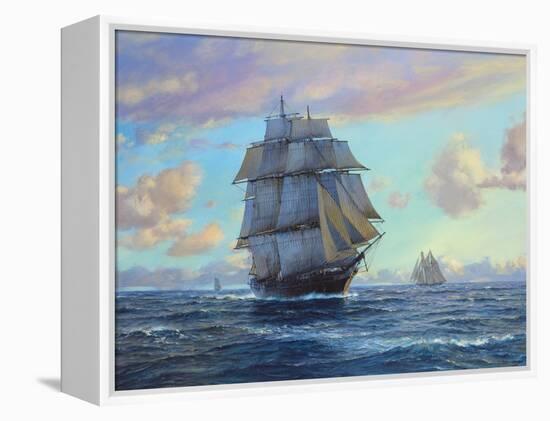 Empress Of The Seas-Roy Cross-Framed Stretched Canvas