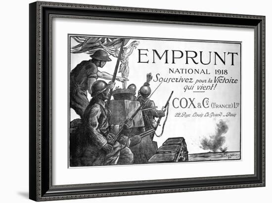 Emprunt National 1918, Souscrivez Pour La Victoire Qui Vient! World War I Poster-null-Framed Giclee Print