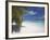 Empty Beach on Tropical Island, Maldives, Indian Ocean, Asia-Sakis Papadopoulos-Framed Photographic Print